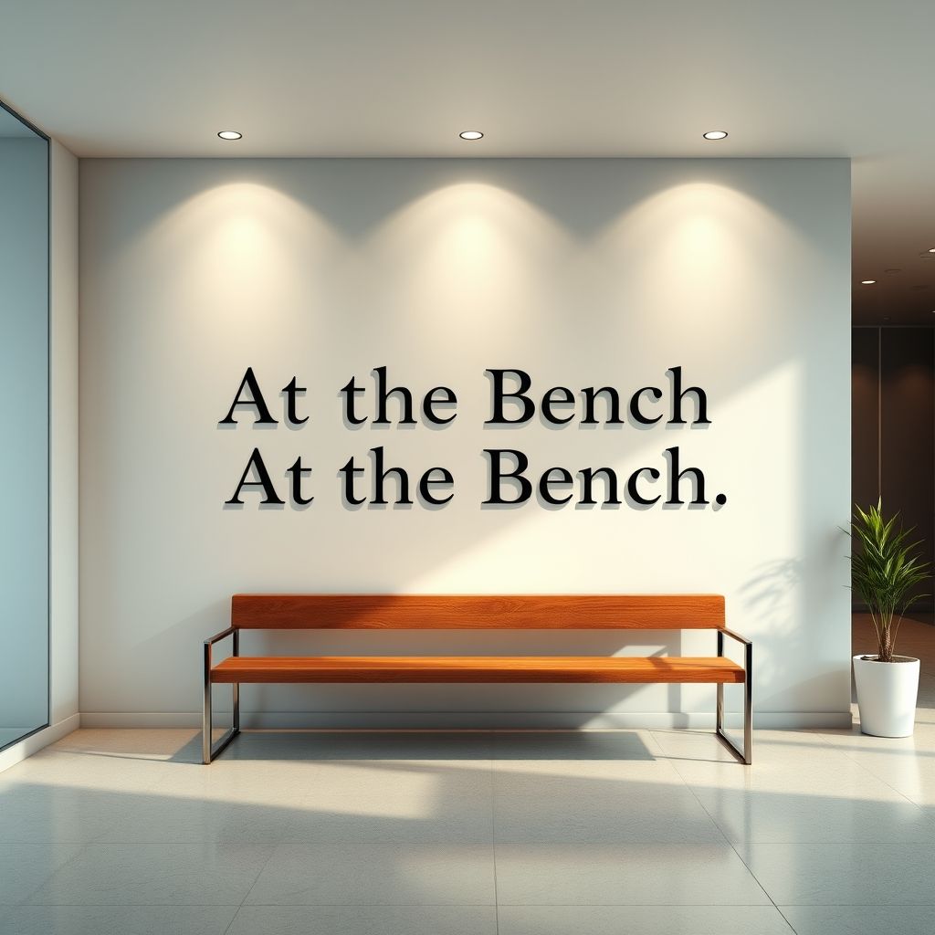 แง่คิดที่ได้จาก 'At the Bench' ที่น่าจดจำ